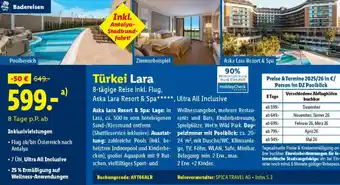 Lidl Reisen Türkei Lara Angebot
