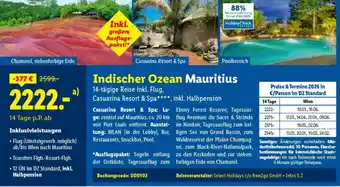 Lidl Reisen Indischer Ozean Mauritius Angebot