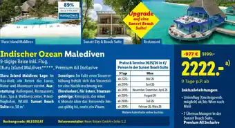 Lidl Reisen Indischer Ozean Malediven Angebot