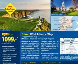 Lidl Reisen Irland Wild Atlantic Way Angebot