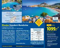 Lidl Reisen Rhodos Standort Rundreise Angebot