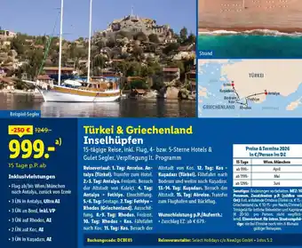 Lidl Reisen Türkei & Griechenland Inselhüpfen Angebot