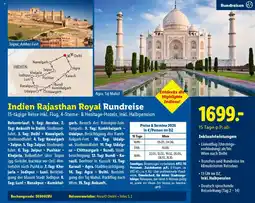 Lidl Reisen Indien Rajasthan Royal Rundreise Angebot