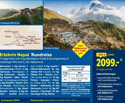 Lidl Reisen Erlebnis Nepal Rundreise Angebot