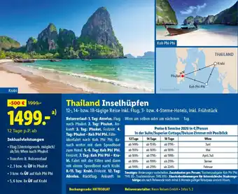Lidl Reisen Thailand Inselhüpfen Angebot