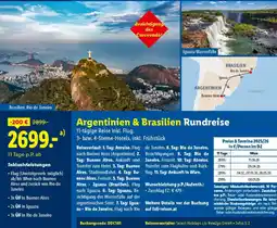 Lidl Reisen Argentinien & Brasilien Rundreise Angebot