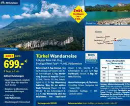 Lidl Reisen Türkei Wanderreise Angebot