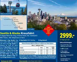 Lidl Reisen Seattle & Alaska Kreuzfahrt Angebot