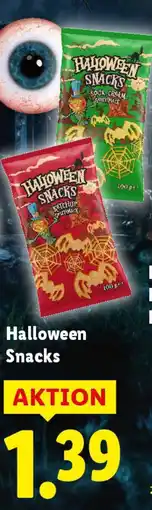 Lidl Halloween Snacks Angebot