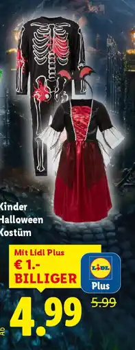 Lidl Kinder Halloween Kostüm Angebot