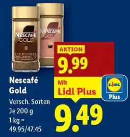 Lidl Nescafé Gold Angebot