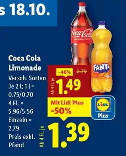 Lidl Coca Cola Limonade Angebot