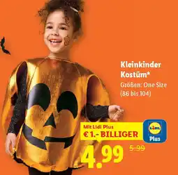 Lidl Kleinkinder Kostüm Angebot