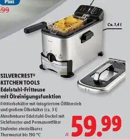 Lidl Edelstahl Fritteuse mit Ölreinigungsfunktion Angebot