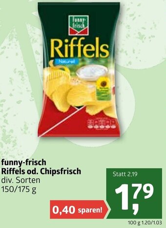 ADEG Funny Frisch Riffels Od. Chipsfrisch 150/175 g Angebot