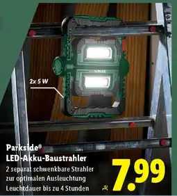 Lidl LED Akku Baustrahler Angebot