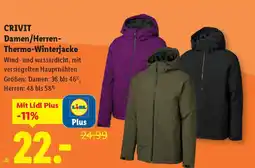 Lidl Damen/Herren Thermo Winterjacke Angebot