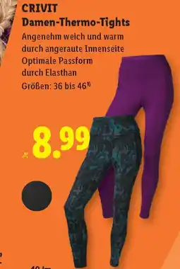 Lidl Damen Thermo Tights Angebot