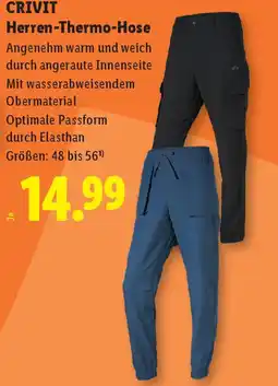 Lidl Herren Thermo Hose Angebot