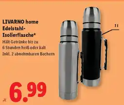 Lidl LIVARNO home Edelstahl Isolierflasche Angebot