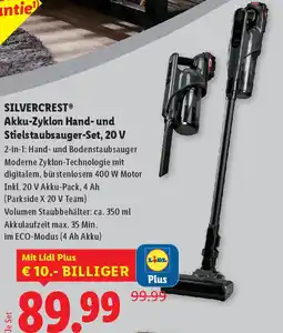 Lidl Akku Zyklon Hand und Stielstaubsauger Set Angebot