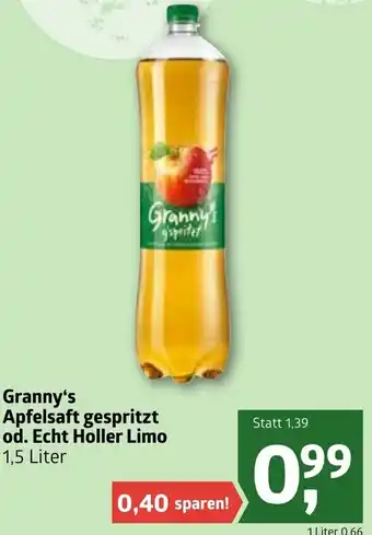 ADEG Granny's Apfelsaft Gespritzt Od. Echt Holler Limo Angebot