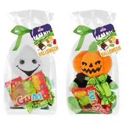 Lidl Halloween Plüschfigur mit Süßigkeiten versch. Sorten Lidl Angebot