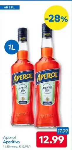 T&G Aperol aperitivo Angebot