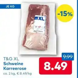 T&G T&g xl schweine karreerose Angebot