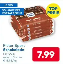 T&G Ritter sport schokolade Angebot