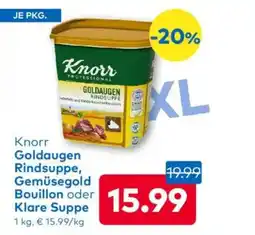 T&G Goldaugen rindsuppe, gemüsegold bouillon oder klare suppe Angebot