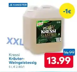 T&G Kressi kräuter- weingeistessig Angebot