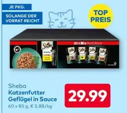 T&G Sheba katzenfutter geflügel in sauce Angebot