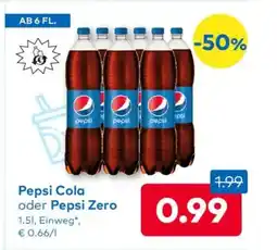 T&G Pepsi cola oder pepsi zero Angebot