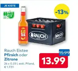 T&G Rauch eistee pfirsich oder zitrone Angebot
