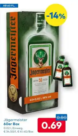 T&G Jägermeister 60er box Angebot