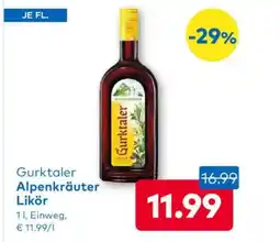 T&G Gurktaler alpenkräuter likör Angebot