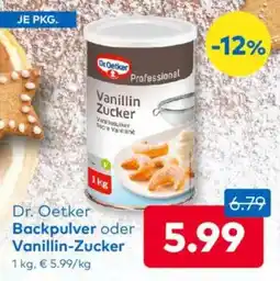 T&G Dr. oetker backpulver oder vanillin-zucker Angebot