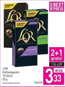 Sutterlüty Lor kaffeekapseln Angebot