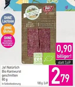 Sutterlüty Ja! natürlich bio kantwurst geschnitten Angebot
