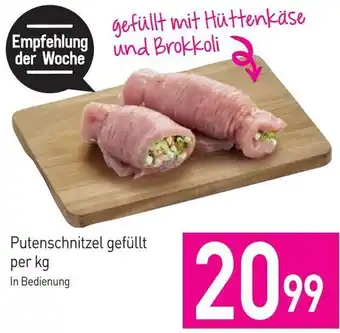 Sutterlüty Putenschnitzel gefüllt per kg Angebot