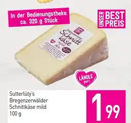 Sutterlüty Sutterlüty's bregenzerwälder schnittkäse mild Angebot