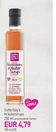 Sutterlüty Sutterlüty's Kräutersirupe Angebot