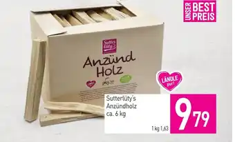Sutterlüty Sutterlüty's Anzündholz Angebot