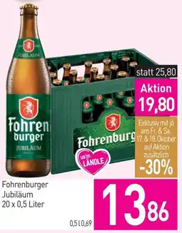 Sutterlüty Fohrenburger jubiläum Angebot