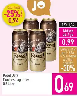 Sutterlüty Kozel dark dunkles lagerbier Angebot
