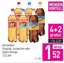 Sutterlüty Almdudler original, zuckerfrei oder spezi orange Angebot