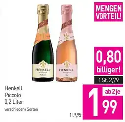 Sutterlüty Henkell piccolo Angebot