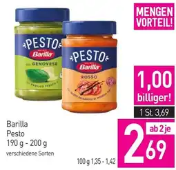 Sutterlüty Barilla pesto Angebot