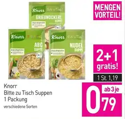 Sutterlüty Knorr bitte zu tisch suppen Angebot